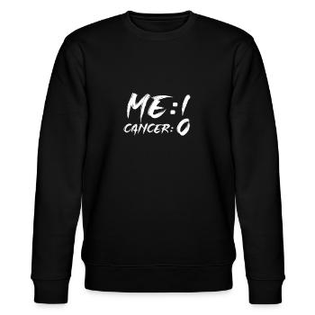Krebs Krank Krankheit Kampf Geschenk - Stanley/Stella Unisex Bio-Sweatshirt CHANGER  - Schwarz - Vorne - Nik (191cm) & Marisol (170cm)