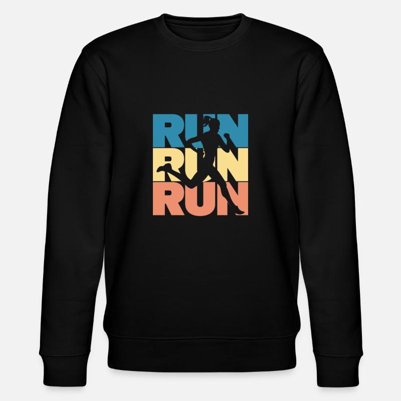 Courir - Sweat bio CHANGER Stanley/Stella Unisexe - noir