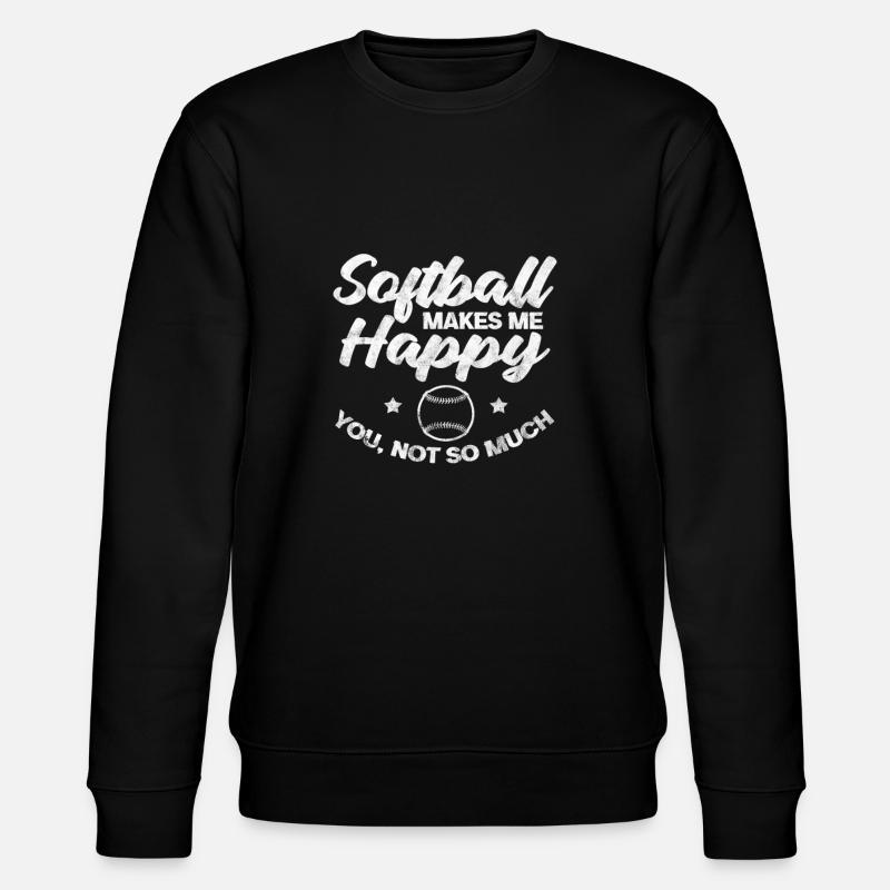 Softball - Sweat bio CHANGER Stanley/Stella Unisexe - noir