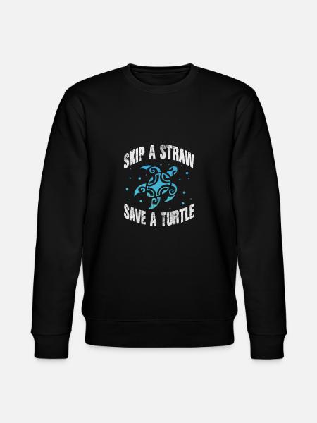 Turtle - Stanley/Stella CHANGER Unisex Organic Sweatshirt - black