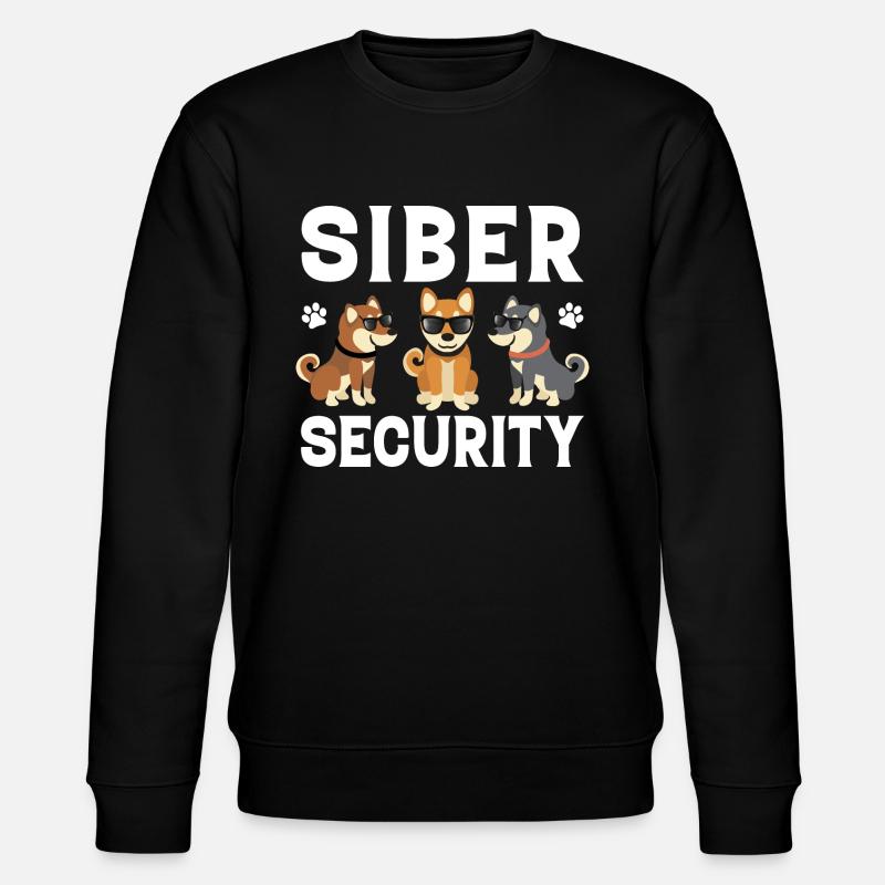 Husky tshirt - Stanley/Stella Unisex Bio-Sweatshirt CHANGER  - Schwarz