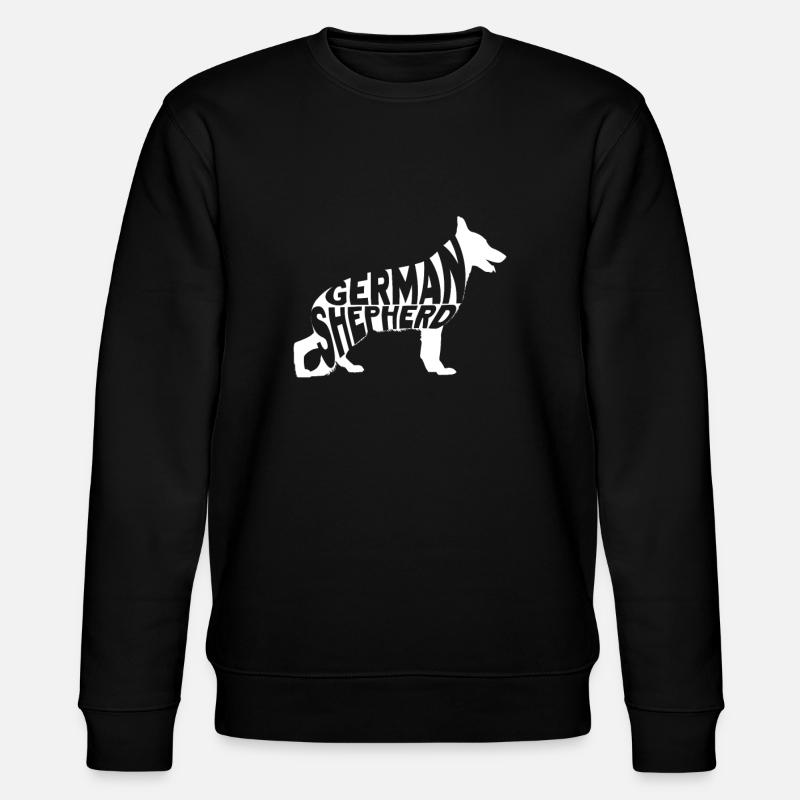 German Shepherd - Stanley/Stella CHANGER Unisex Organic Sweatshirt - black