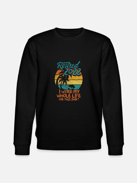 Retirement - Stanley/Stella CHANGER Unisex Organic Sweatshirt - black