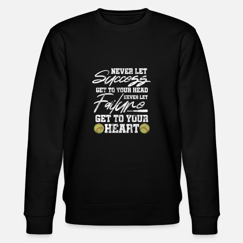 Softball - Stanley/Stella Unisex Bio-Sweatshirt CHANGER - Schwarz