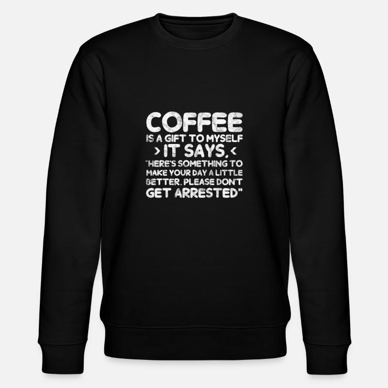 Café - Sweat bio CHANGER Stanley/Stella Unisexe - noir
