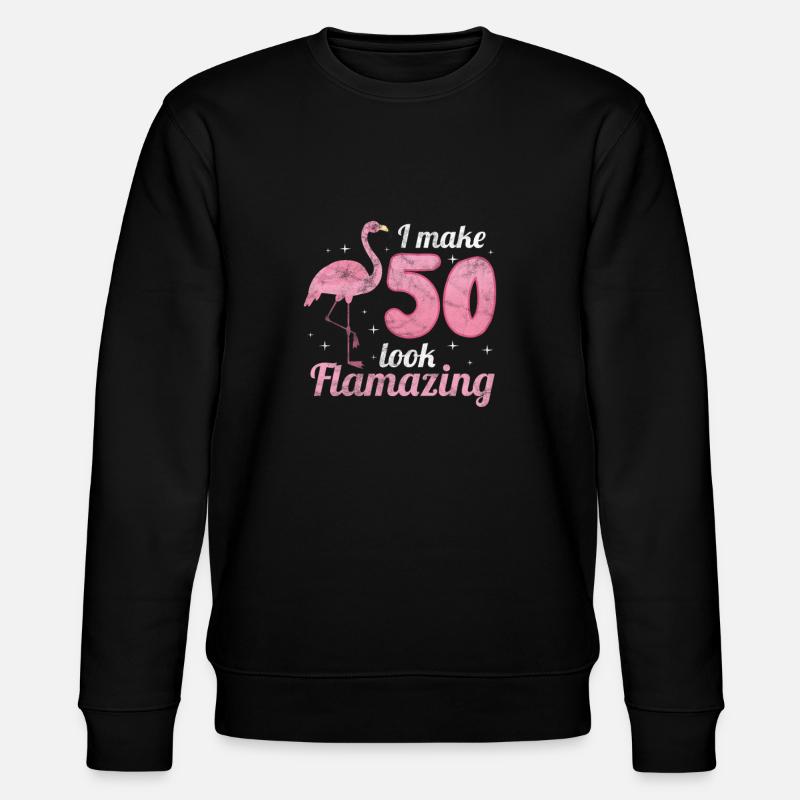 50e anniversaire Flamingo - Sweat bio CHANGER Stanley/Stella Unisexe - noir
