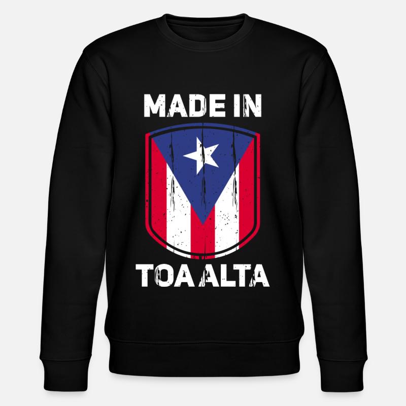 Puerto Rico - Stanley/Stella Unisex Bio-Sweatshirt CHANGER  - Schwarz