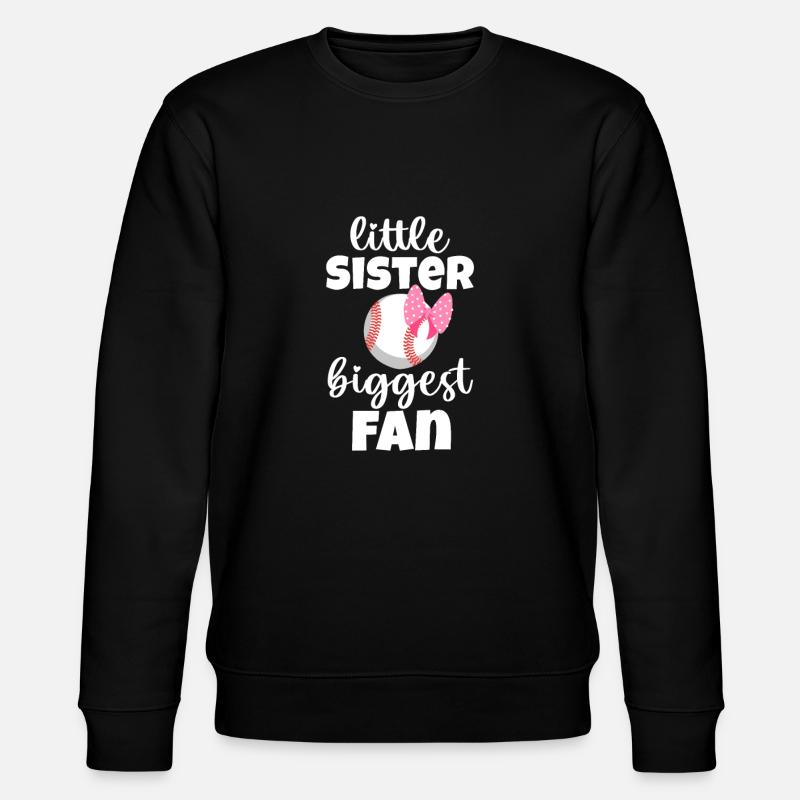 Baseball Schwester - Stanley/Stella Unisex Bio-Sweatshirt CHANGER  - Schwarz