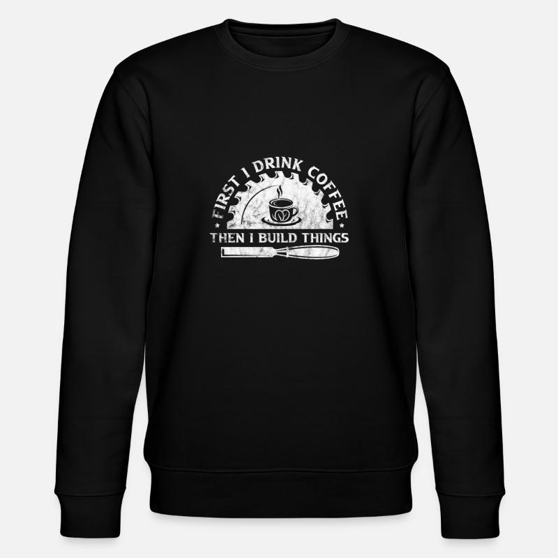 Charpentier de café - Sweat bio CHANGER Stanley/Stella Unisexe - noir