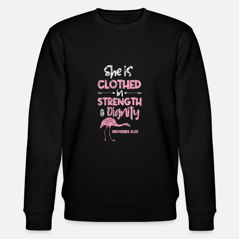 Flamant - Sweat bio CHANGER Stanley/Stella Unisexe - noir