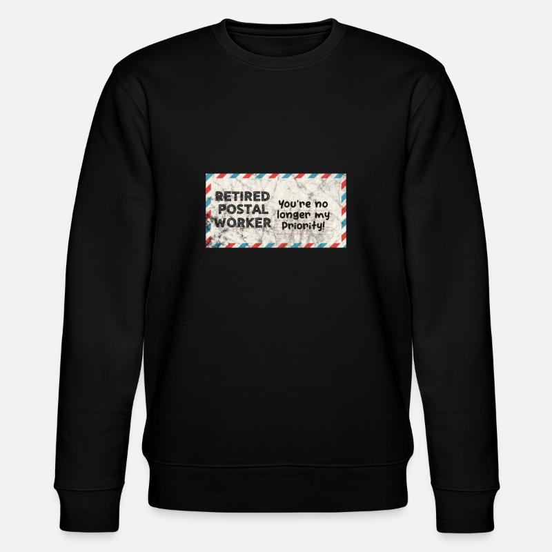 Ruhestand Postbeamter - Stanley/Stella Unisex Bio-Sweatshirt CHANGER  - Schwarz