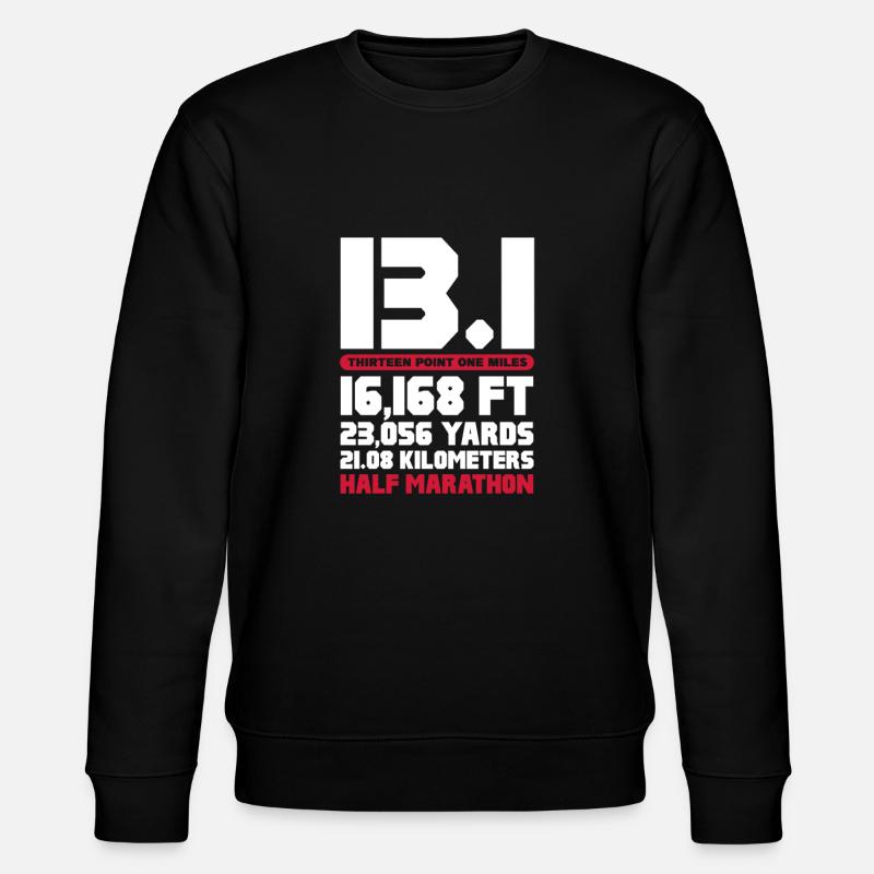 Courir - Sweat bio CHANGER Stanley/Stella Unisexe - noir