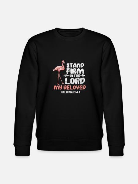 Flamingo - Stanley/Stella CHANGER Unisex Organic Sweatshirt - black