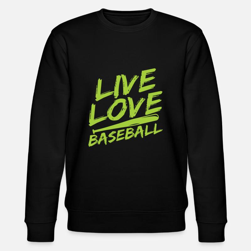 Baseball - Stanley/Stella Unisex Bio-Sweatshirt CHANGER  - Schwarz