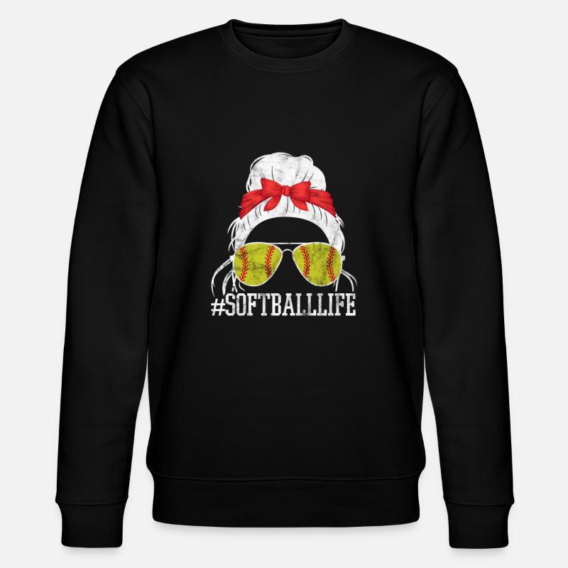 Softball - Sweat bio CHANGER Stanley/Stella Unisexe - noir