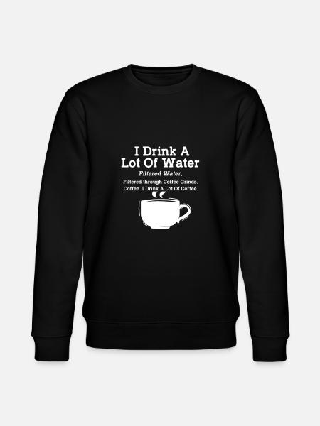 Coffee Caffeine Espresso Barista Gift - Stanley/Stella CHANGER Unisex Organic Sweatshirt - black