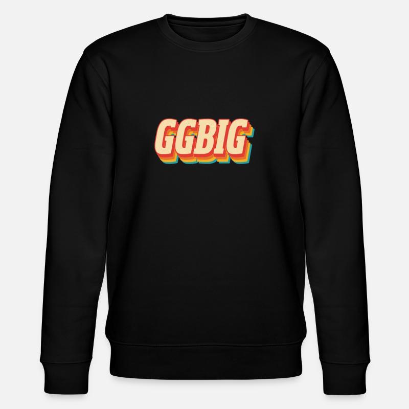 Große Schwester - Stanley/Stella Unisex Bio-Sweatshirt CHANGER  - Schwarz