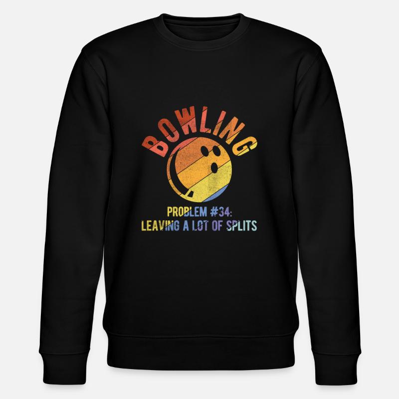 Bowling - Stanley/Stella Unisex Bio-Sweatshirt CHANGER  - Schwarz