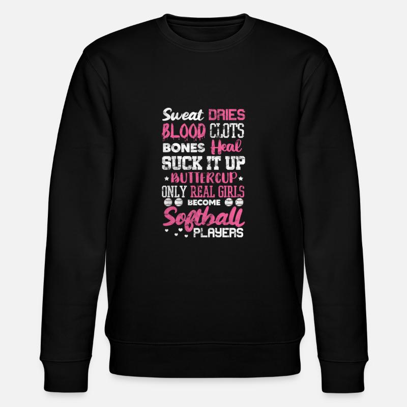 Softball - Stanley/Stella Unisex Bio-Sweatshirt CHANGER  - Schwarz