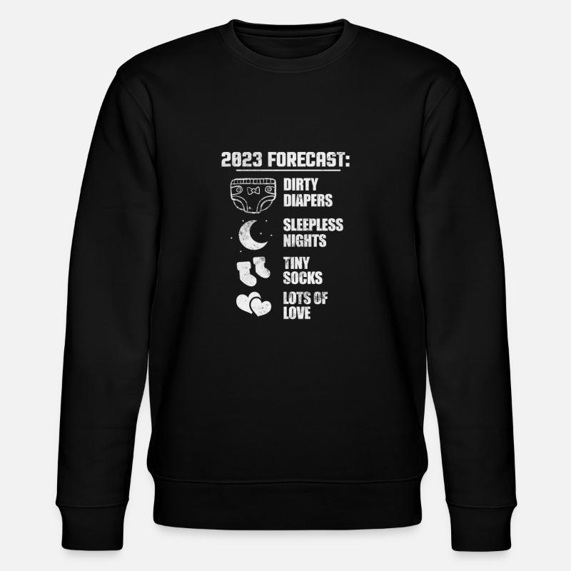 Schwangerschaft - Stanley/Stella Unisex Bio-Sweatshirt CHANGER  - Schwarz