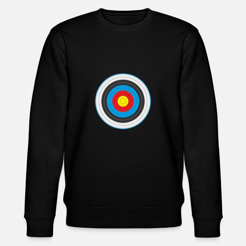 Bogenschiessen - Stanley/Stella Unisex Bio-Sweatshirt CHANGER  - Schwarz