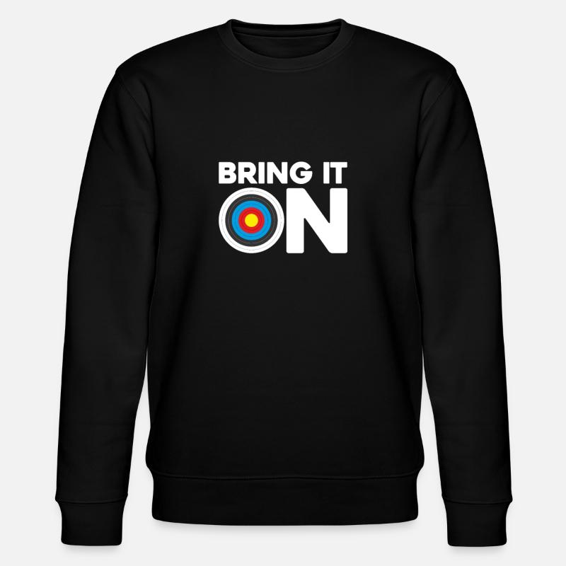 Bogenschiessen - Stanley/Stella Unisex Bio-Sweatshirt CHANGER  - Schwarz