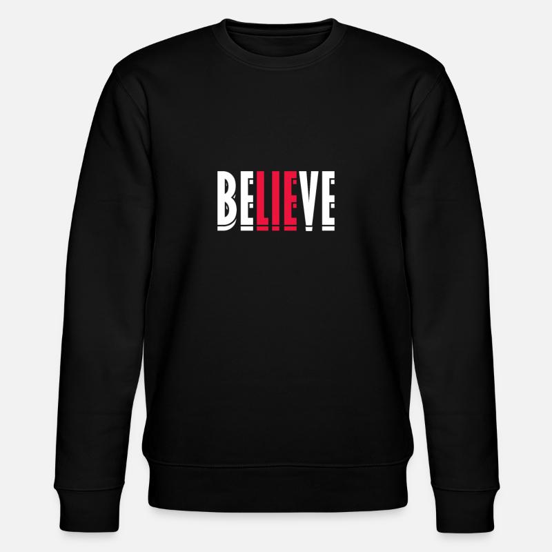 Atheist - Stanley/Stella Unisex Bio-Sweatshirt CHANGER  - Schwarz