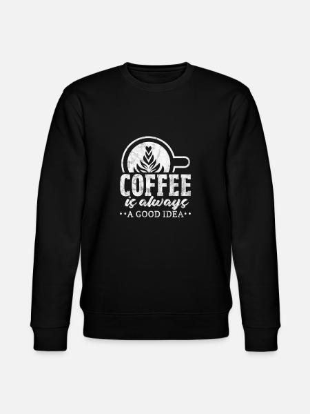 Coffee - Stanley/Stella CHANGER Unisex Organic Sweatshirt - black