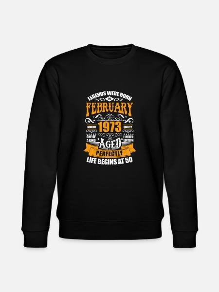 February 1973 - Stanley/Stella CHANGER Unisex Organic Sweatshirt - black