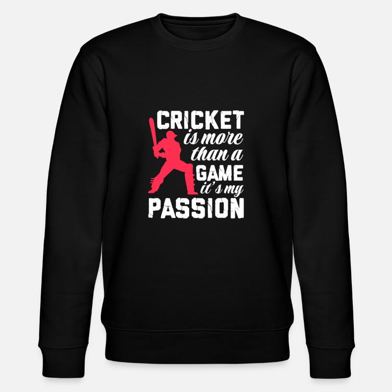 Cricket - Stanley/Stella Unisex Bio-Sweatshirt CHANGER  - Schwarz