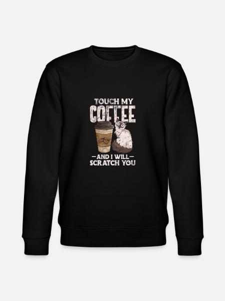 Coffee - Stanley/Stella CHANGER Unisex Organic Sweatshirt - black