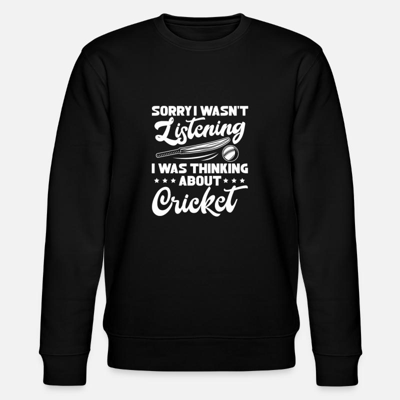 Cricket - Stanley/Stella Unisex Bio-Sweatshirt CHANGER  - Schwarz
