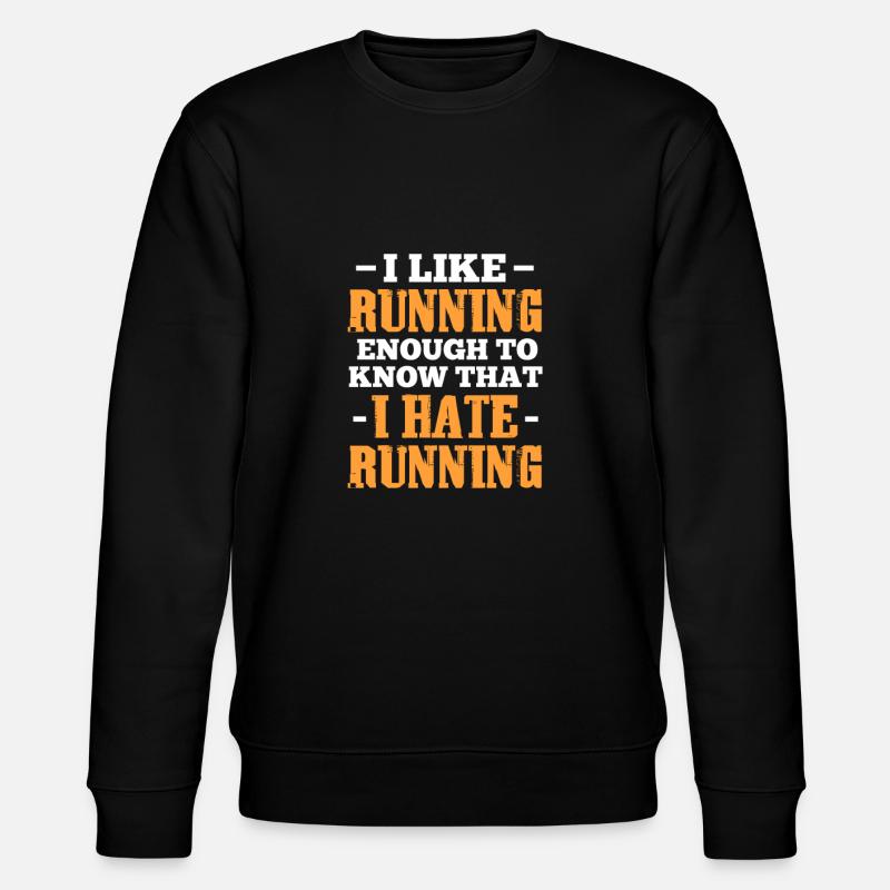 Run - Stanley/Stella CHANGER Unisex Organic Sweatshirt - black