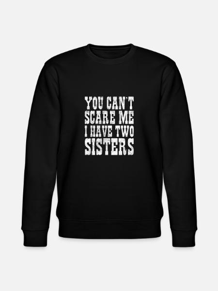 Sister Brother Siblings Family Gift - Stanley/Stella CHANGER Unisex Organic Sweatshirt - black