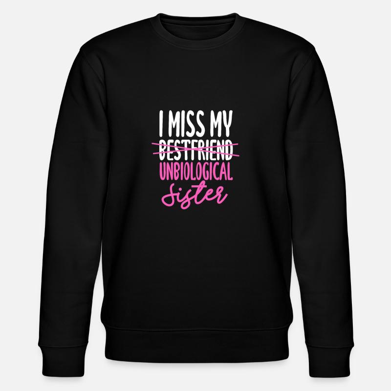 Schwester - Stanley/Stella Unisex Bio-Sweatshirt CHANGER  - Schwarz