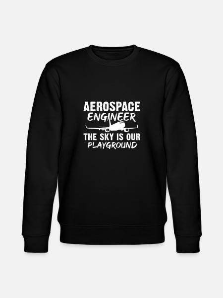 Space Engineer Aeronautical Engineer - Stanley/Stella CHANGER Unisex Organic Sweatshirt - black