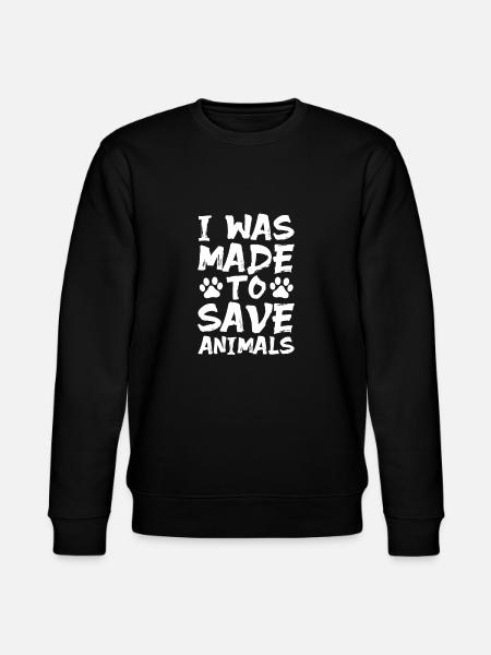Animal Rescue - Stanley/Stella CHANGER Unisex Organic Sweatshirt - black