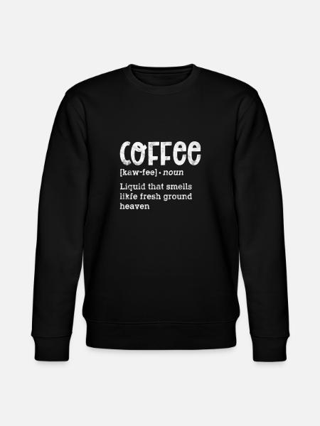Coffee - Stanley/Stella CHANGER Unisex Organic Sweatshirt - black