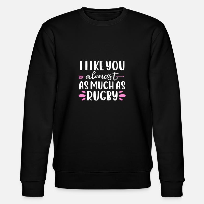 Rugby - Stanley/Stella Unisex Bio-Sweatshirt CHANGER  - Schwarz