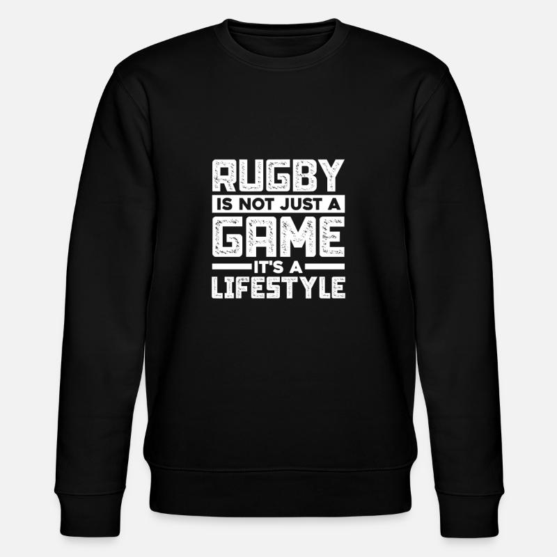 Rugby - Sweat bio CHANGER Stanley/Stella Unisexe - noir