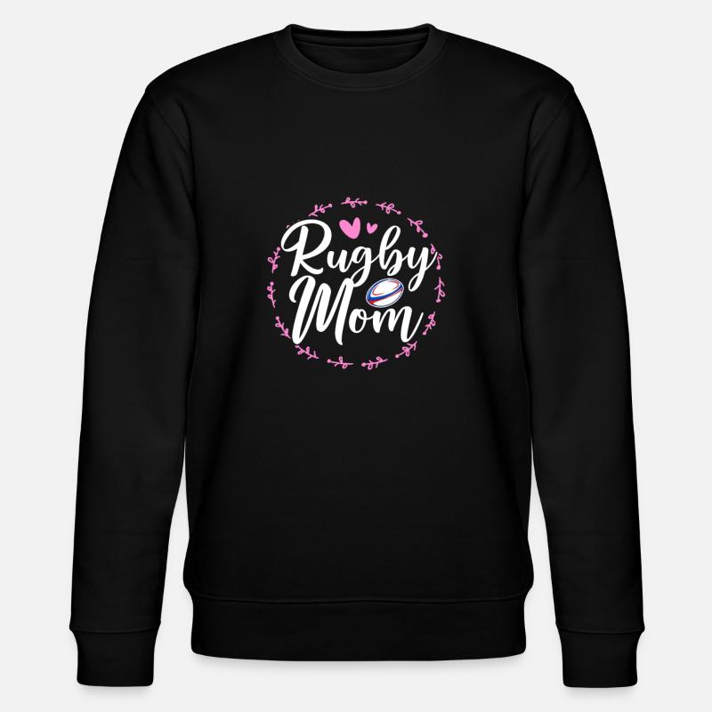 Rugby Mutter - Stanley/Stella Unisex Bio-Sweatshirt CHANGER  - Schwarz