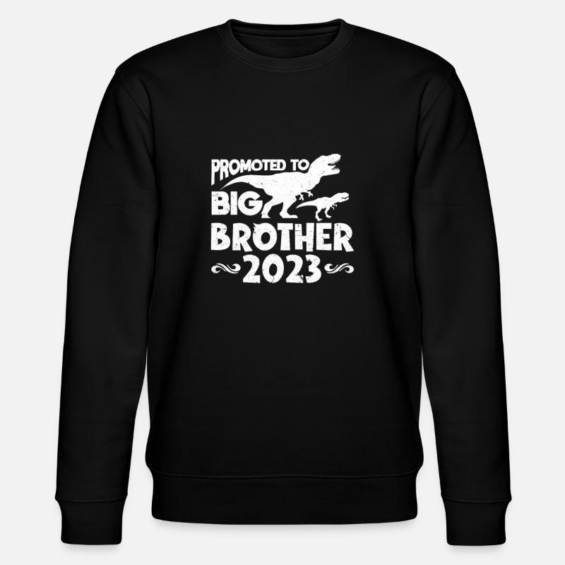 Grossesse Big Brother - Sweat bio CHANGER Stanley/Stella Unisexe - noir