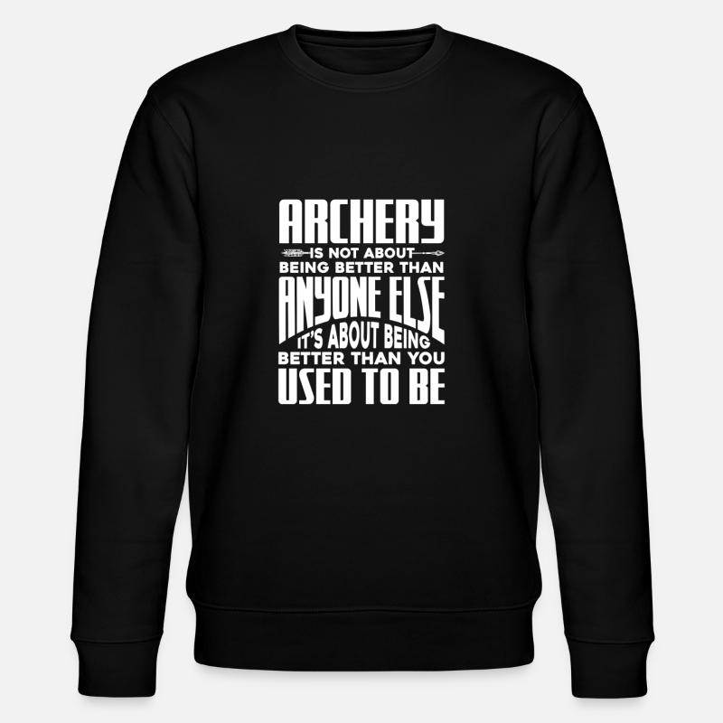 Archery - Stanley/Stella CHANGER Unisex Organic Sweatshirt - black