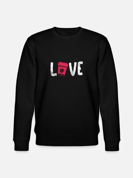 Coffee - Stanley/Stella CHANGER Unisex Organic Sweatshirt - black