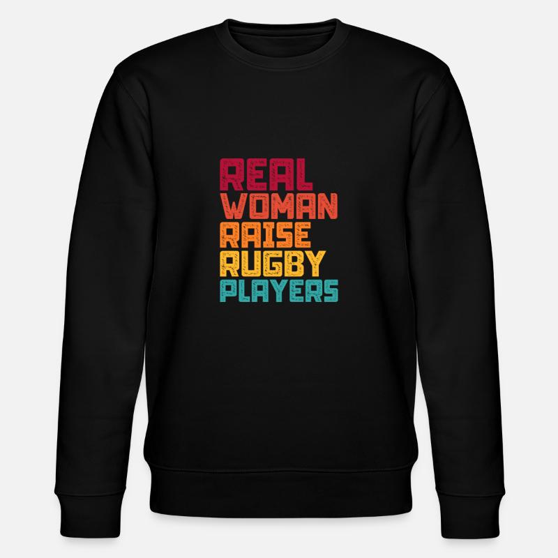 Rugby - Sweat bio CHANGER Stanley/Stella Unisexe - noir