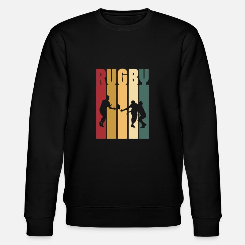 Rugby - Stanley/Stella CHANGER Unisex Organic Sweatshirt - black
