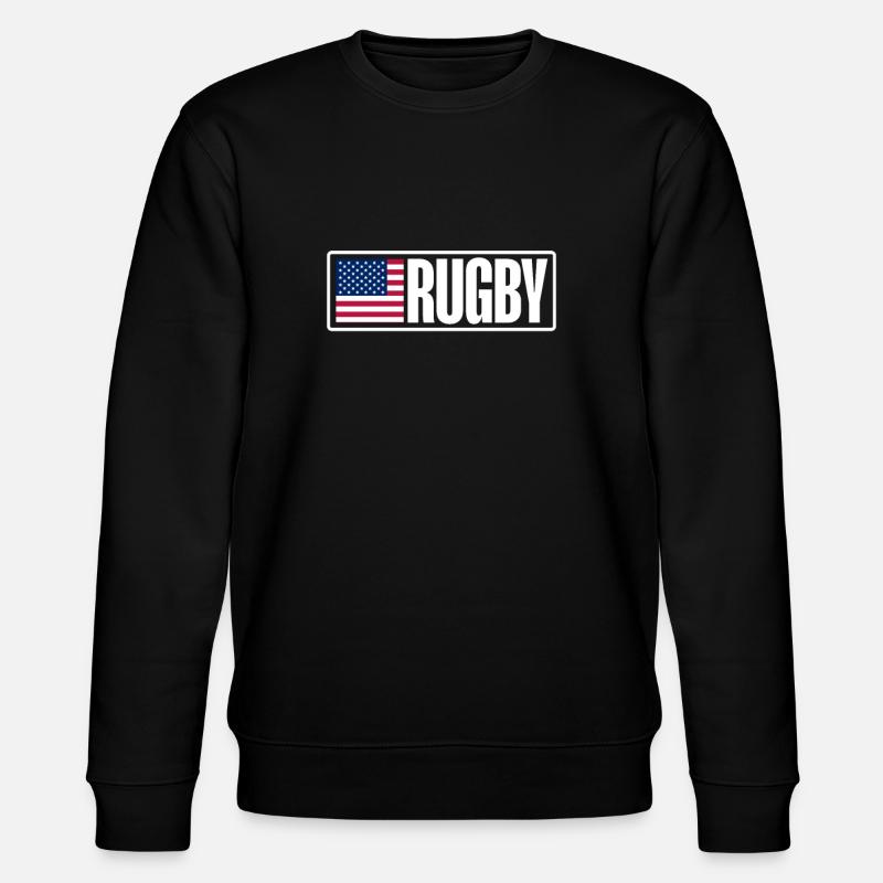 Rugby - Stanley/Stella CHANGER Unisex Organic Sweatshirt - black