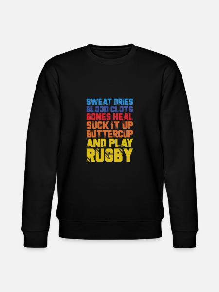 Rugby - Stanley/Stella Unisex Bio-Sweatshirt CHANGER  - Schwarz