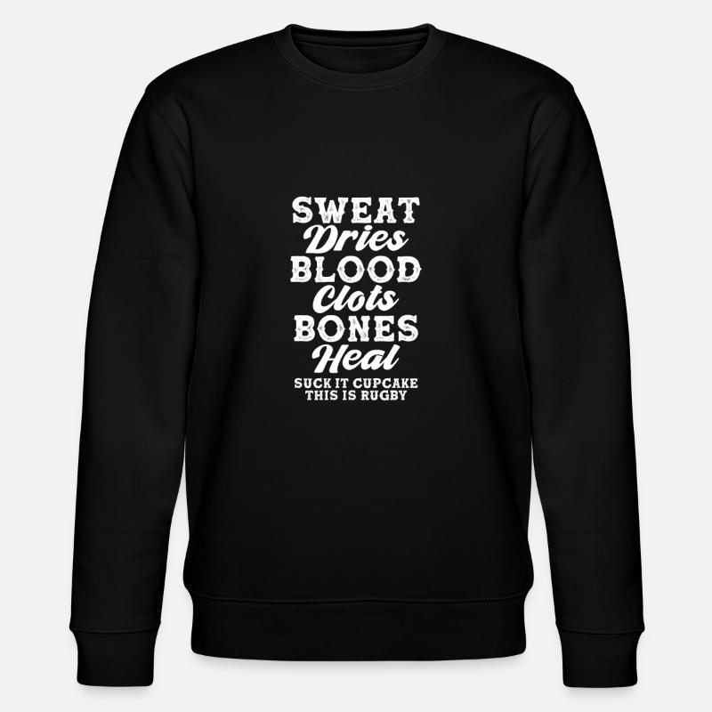Rugby - Sweat bio CHANGER Stanley/Stella Unisexe - noir