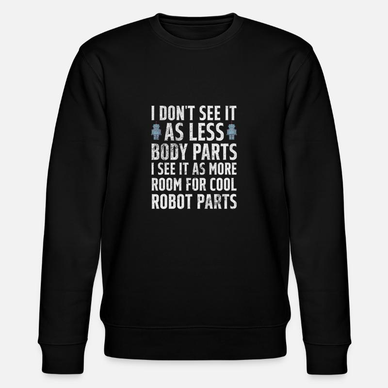 Amputation - Stanley/Stella CHANGER Unisex Organic Sweatshirt - black